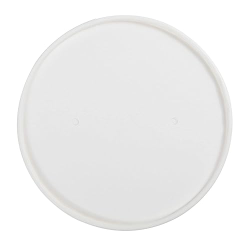 Karat Paper lid for DIA. 96 mm Gourmet Paper Cold/Hot Food Containers - 1,000 ct