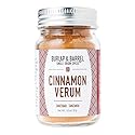 Burlap & Barrel Cinnamon Verum - Ground Ceylon Cinnamon Powder with Pine, Citrus Peel, and Sea Salt Notes - As Seen On Shark Tank - 1.8oz Glass Jar