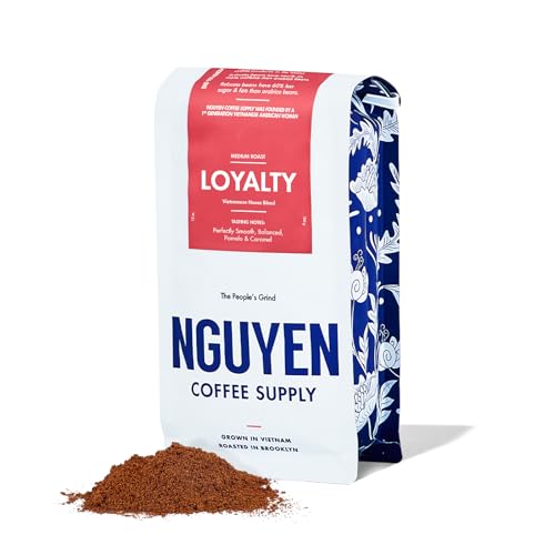 Nguyen Coffee Supply - Loyalty Signature Robusta & Arabica Blend: Medium Roast Premium Ground Coffee Beans, Vietnamese Single Origin, Direct Trade