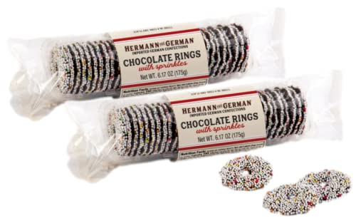 Hermann the German Nonpareils Chocolate Rings