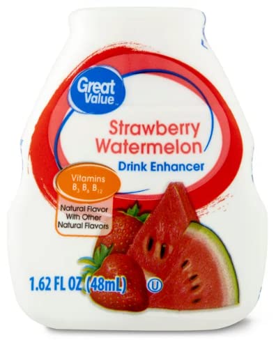 Great Value Strawberry Watermelon Drink Enhancer, 1.62 Fl Oz (Pack of 3)