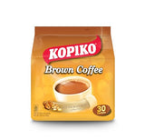 Kopiko Brown Instant Coffee Mix - Authentic Indonesian Volcanic Coffee - Taste the Irresistibly Delicious Coffee with Brown Sugar (0.88 OZ/25gr x 30