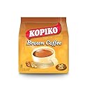 Kopiko Brown Instant Coffee Mix - Authentic Indonesian Volcanic Coffee - Taste the Irresistibly Delicious Coffee with Brown Sugar (0.88 OZ/25gr x 30