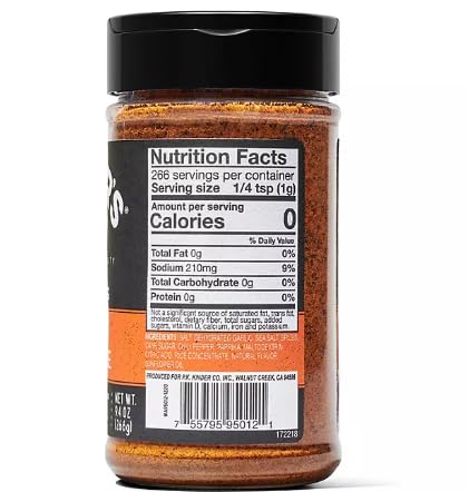 KINDERs Pantry Essentials Seasoning Set, 4-Pack, 10.5 oz The Blend, 9.5 oz Buttery Steakhouse, 9.5 oz Woodfired Garlic, 9.4 oz Butcher's All Purpose