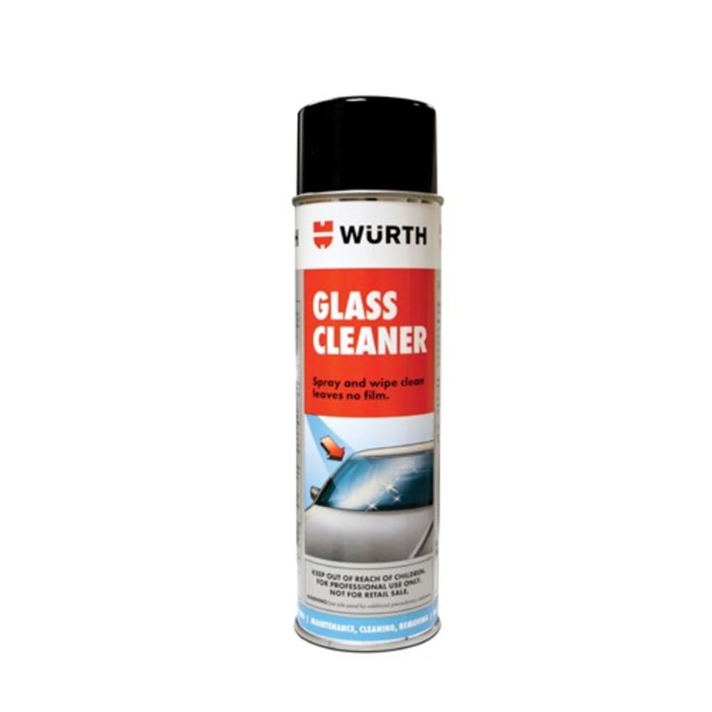 AquaNation Listing For Wurth Glass Cleaner 19oz - Ammonia-Free Streak-Free Foam Spray for Tinted Windows, Mirrors, Windshields, Chrome & More - Fresh