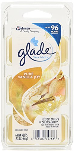 Wax Melts Air Freshener Refill, Pure Vanilla Joy, 2.3 Ounce by Glade