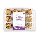 Amazon Grocery, Mini Assorted Blueberry & Chocolate Chip Muffins, 10.3 Oz, 12 Ct, Frozen