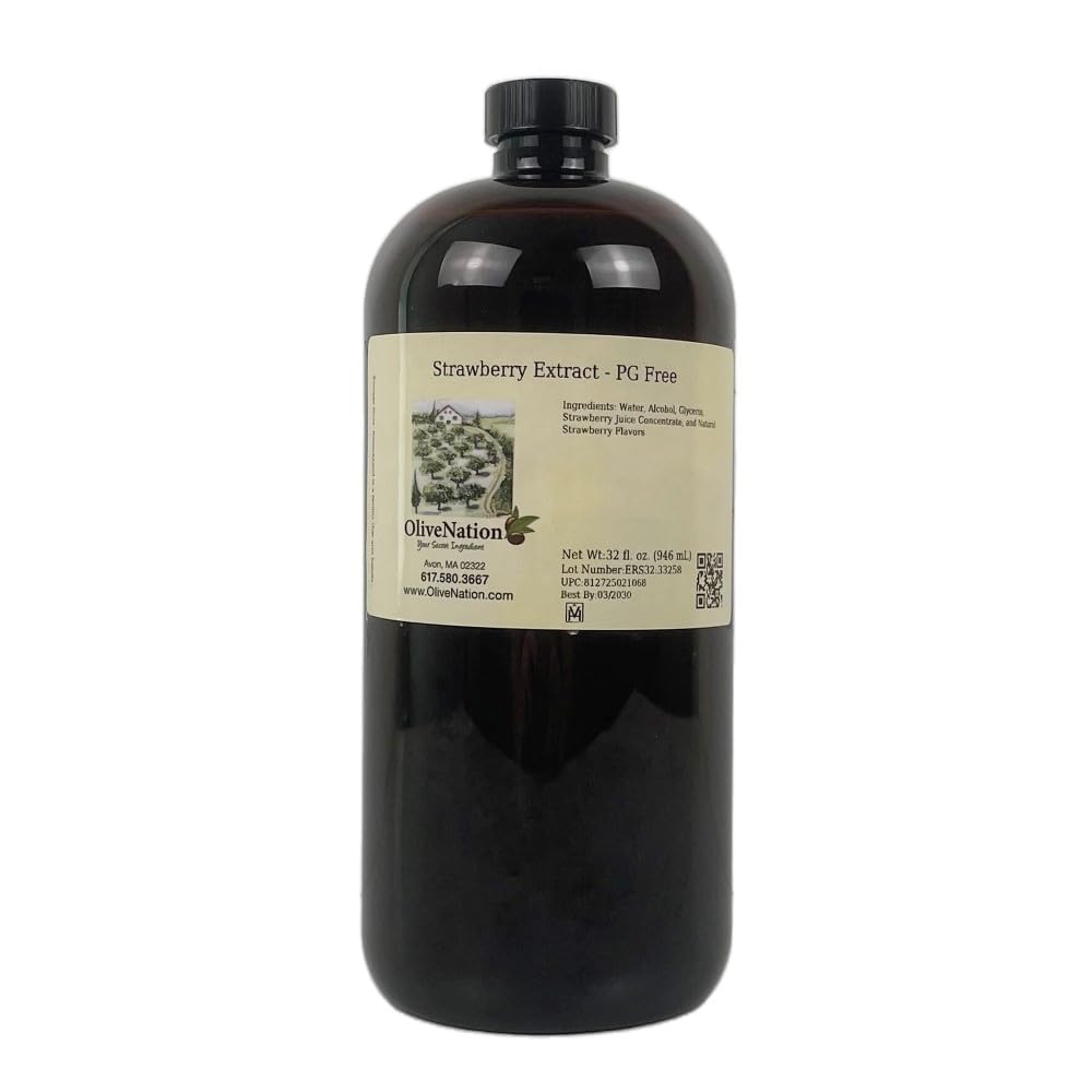 OliveNation Pure Strawberry Extract 32 oz.