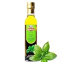 Basil Extra Virgin Olive Oil for Dipping and Tasting 8.5 Fl Oz (250 ml)