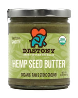 Dastony Organic Raw Hemp Seed Butter, 8 oz | Only One Ingredient | Vegan, Paleo and Keto Friendly, Non GMO, Gluten-free - Pack of 1
