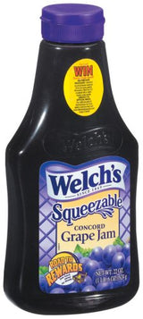 Welch's Squeeze Bottle Concord Grape Jam (418263) 22 oz