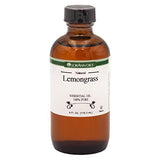 LorAnn SS Lemongrass Oil, Natural Flavor 4 Ounce Bottle