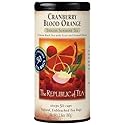 The Republic of Tea - Cranberry Blood Orange Black Tea, 50 Tea Bags, Fruit-Infused Blend, Gluten Free