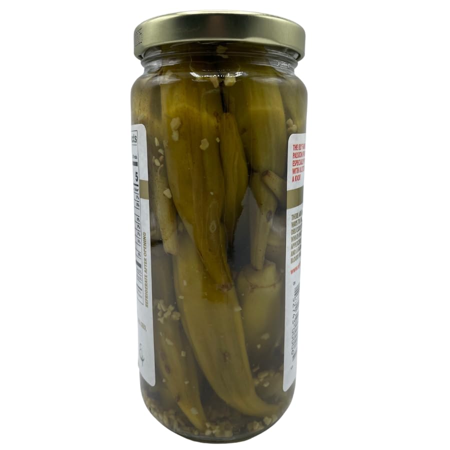 Ely Farms | Pickled Okra | Family Recipe | Zesty Dill and Garlic Flavor | Hint of Chili Pepper | Delicious Appetizer or Bloody Mary Garnish | Proudly