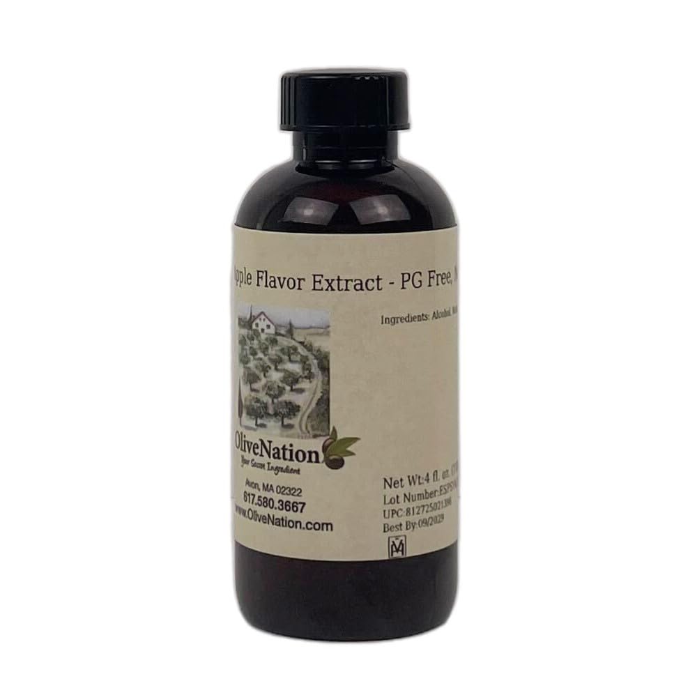 OliveNation Premium Apple Extract - 4 ounces - Derived from fresh apple peels - baking-extracts-and-flavorings