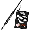 Brushtech Appliance Care Refrigerator Coil Cleaning Brush - Tapered Flexible Design for Deep Dust Removal & Appliance Maintenance - 15.25" Slim Nylon