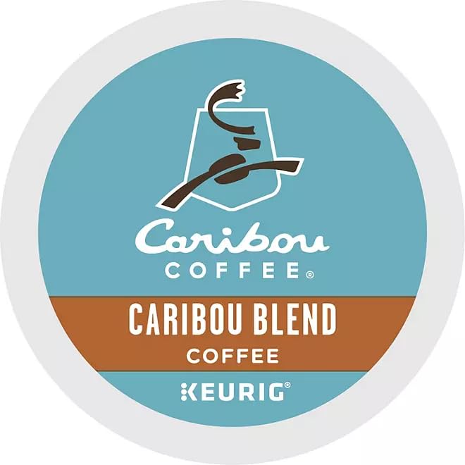 Worldwide Nutrition Bundle Compatible with Caribou Coffee K-Cups Medium Roast - Ground Coffee with Sweet, Spicy & Berry Notes - 80 Count Single-Serve