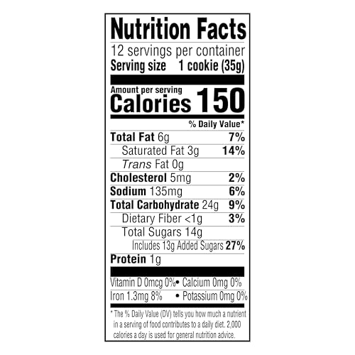Amazon Grocery, Chocolate Chunk Cookies, 15 Oz, 12 Ct, Frozen