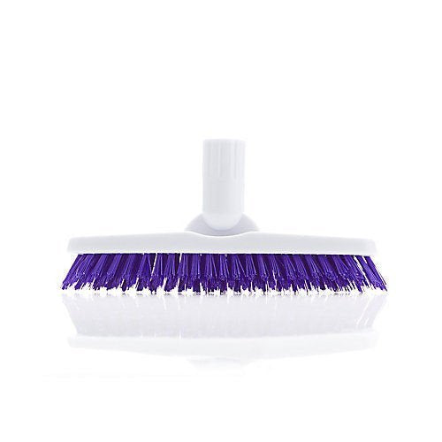 Fuller Brush E?Z Scrubber Replacement Head - 9" V?Trim Tile & Grout Brush Head Only, Compatible with Telescopic Handle (Sold Separately) - Deep Grime