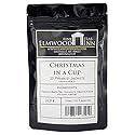 Elmwood Inn Fine Teas, Christmas in a Cup Cinnamon Black Tea, 25 Pyramid Sachet Tea Bags
