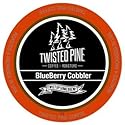 Twisted Pine Coffee Blueberry Cobbler, Flavored Coffee, Single-Serve Cups for Keurig K-Cup Brewers, 12 Count
