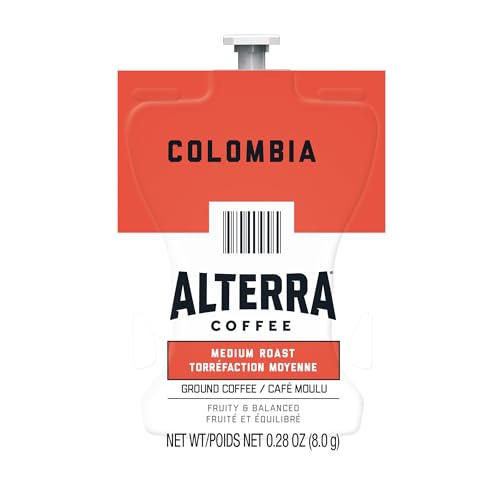 Flavia Alterra Colombia Coffee Freshpacks works only with Flavia Brewers, Medium Roast (Case of 100)