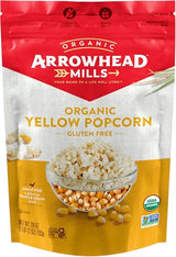 Arrowhead Mills Organic Yellow Popcorn, 28 oz Bag (Pack of 2)