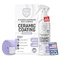 Fixture Shield Home Ceramic Coating Spray - SiO? Hydrophobic Protection for Kitchen & Bathrooms + Stainless Steel | Repels Fingerprints, Stains & Hard