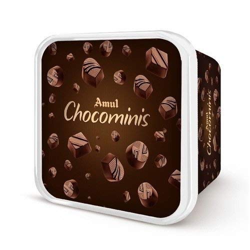Amul Choco Minis Chocolate Box, 250G and Silver Plated Coin Combo
