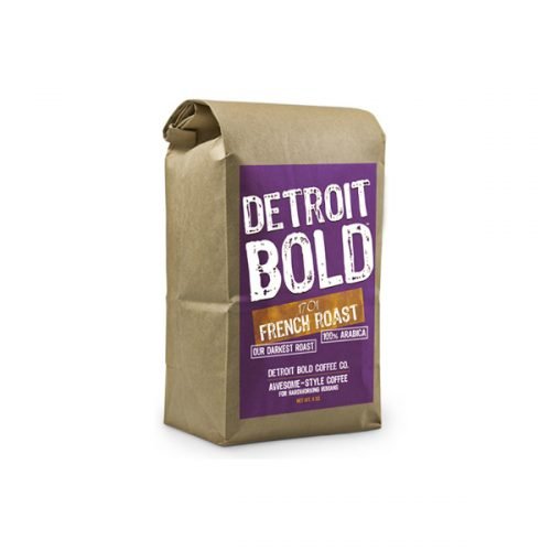 DETROIT BOLD COFFEE 1701 French Roast Coffee, 8 OZ