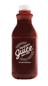 Squeezed Juice 100% Pomegranate Juice, 32 fl oz, 6 Pack Bottles | HPP Pasteurized | Not from Concentrate | Fresh Pressed | California Fruit Juice