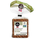 SIGDAL BAKERI, CRISPBREAD, QUINOA, GF, Pack of 12, Size 8.29 OZ - No Artificial Ingredients Gluten Free GMO Free Vegan Wheat Free Yeast Free12