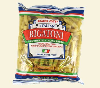Trader Joe's Italian Rigatoni Pasta (pack of 3)