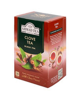 Ahmad Tea Black Tea, Clove Teabags, 20 ct (Pack of 1) - Caffeinated & Sugar-Free