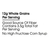 Great Value Chocolate Chip Whole Grain Baked Bars, 12g Whole Grains, Good Source of Fiber, 1.27 oz Bars, 18 Count, Pack of 2, 36 Bars Total
