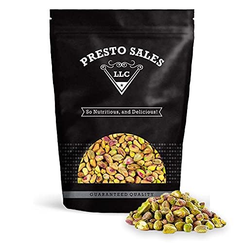 Presto Sales Pistachios Shelled Whole Roasted Salted 16 oz. | Healthy, Natural, Vegan, Non-GMO | Resealable 1 lb. Bag by Presto Sales LLC