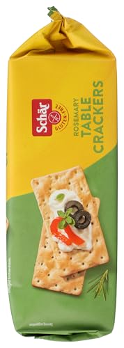 Schar Rosemary Table Crackers, Gluten Free & Non-GMO, 7.4 Ounce (Pack of 5)