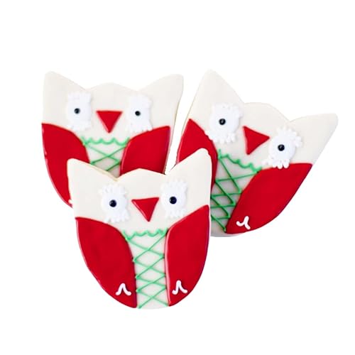 ½ Dz. Winter Owl Cookies! Woodland Themed Shower Birthday Party Favors or Gift!