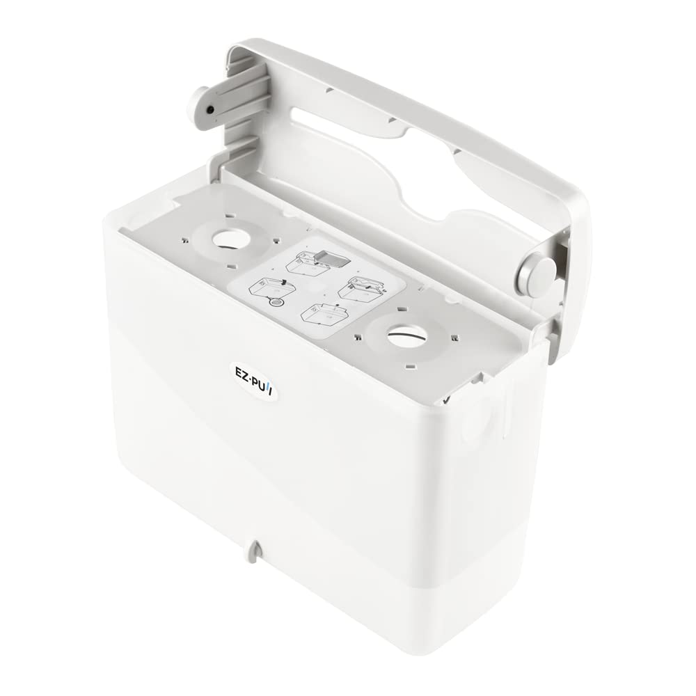 EZ-Pull Countertop MULTIFOLD Paper Towel Dispenser for Kitchen/Bathroom/Office/RV/Airbnb, White 4500-EZ