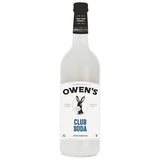 Owen’s Craft Mixers | Club Soda 1 Pack | Handcrafted in the USA with Premium Ingredients 750 ml Bottle | Vegan & Gluten-Free Soda Mocktail