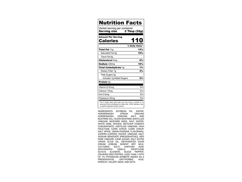 Fulton Fish Market Seafood Remoulade, Cajun Dipping Sauce, 10.5 oz