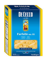 De Cecco Semolina Pasta, Farfalle No.93, 1 Pound (Pack of 5)