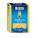 De Cecco Semolina Pasta, Farfalle No.93, 1 Pound (Pack of 5)