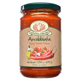 Rustichella d'Abruzzo Arrabbiata Sauce | Authentic Spicy Tomato Sauce with Extra Virgin Olive Oil, Chili, Garlic & Onions | Perfect for Pasta, Pizza