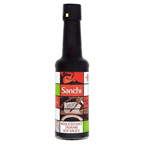 Sanchi Tamari Soy Sauce Reduced Salt Gluten Free 150ml - Pack of 2