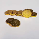 Large Milk Chocolate Gold Coins - 12 Ounce (3/4 LB) (Approximately 45 Pieces)