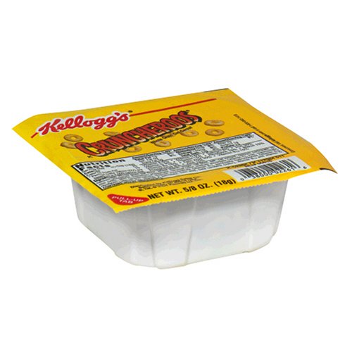Kellogg's Cruncheroos Cereal Bowls, 0.63-Ounce Bowls (Pack of 96)