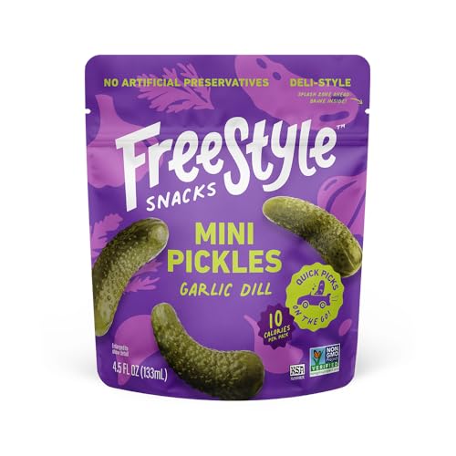 Freestyle Snacks Classic Dill Petite Pickles, 3.5 Ounce