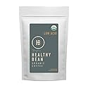 Healthy Bean Espresso Organic Coffee Beans Whole - Low Acid Coffee for Sensitive Stomach, Strong and Rich Flavor - USDA Organic, Dark Roast Whole