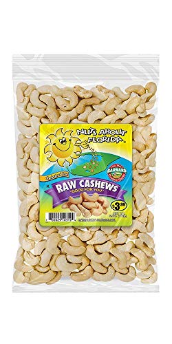 NUTS ABOUT FLORIDA Naf Raw Cashews, 6 OZ